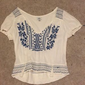 Breezy Peasant Top